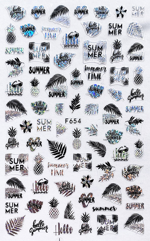 F654 Black and Silver