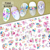 F666 Flower Gardon Butterfly Self-adhesive Nail Art Sticker