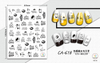 CA618 Sex Lady Self-adhesive Nail Art Sticker