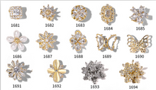 Metal Rotating Nail Jewelry Nail Decoration