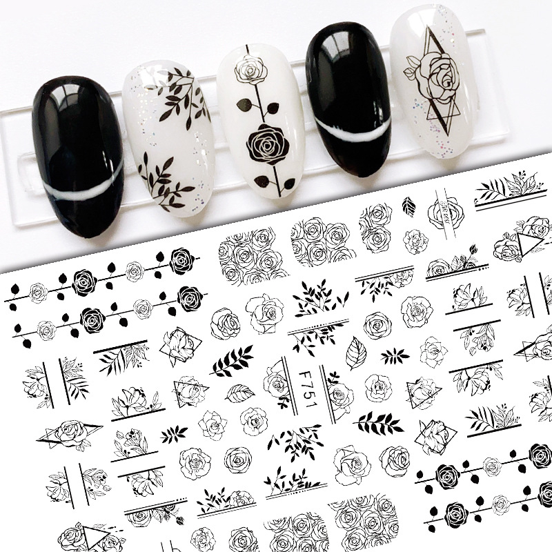 F751 Self-adhesive Nail Sticker 2021 New