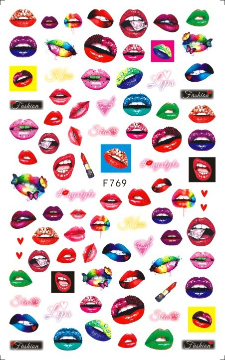 F769 Self-adhesive Nail Sticker 2021 New