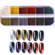 5D Magnetic Chameleon Symphony Cat Eye Nail Powder
