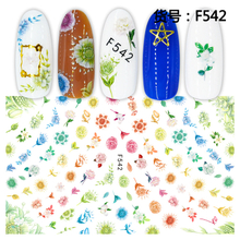F542 3D Self Adhesive Nail Art Sticker