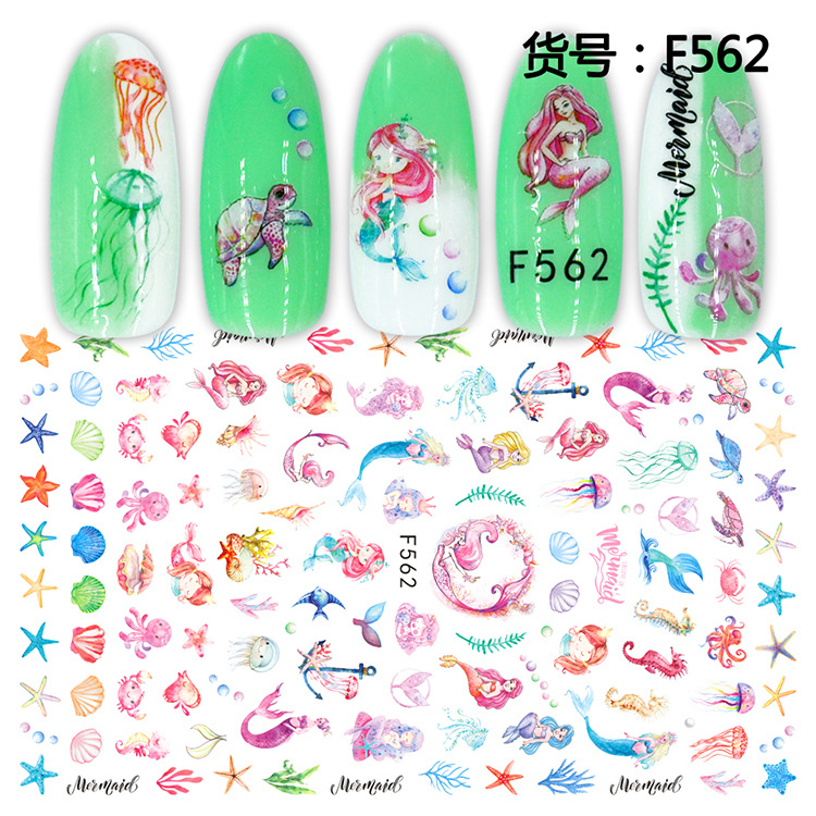 F562 3D Self Adhesive Nail Art Sticker