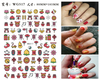 WG514-525 Chinese New Year Nail Sticker