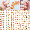 WG729-736 Autumn Thanks Giving Day Self-adhesive Nail Sticker 