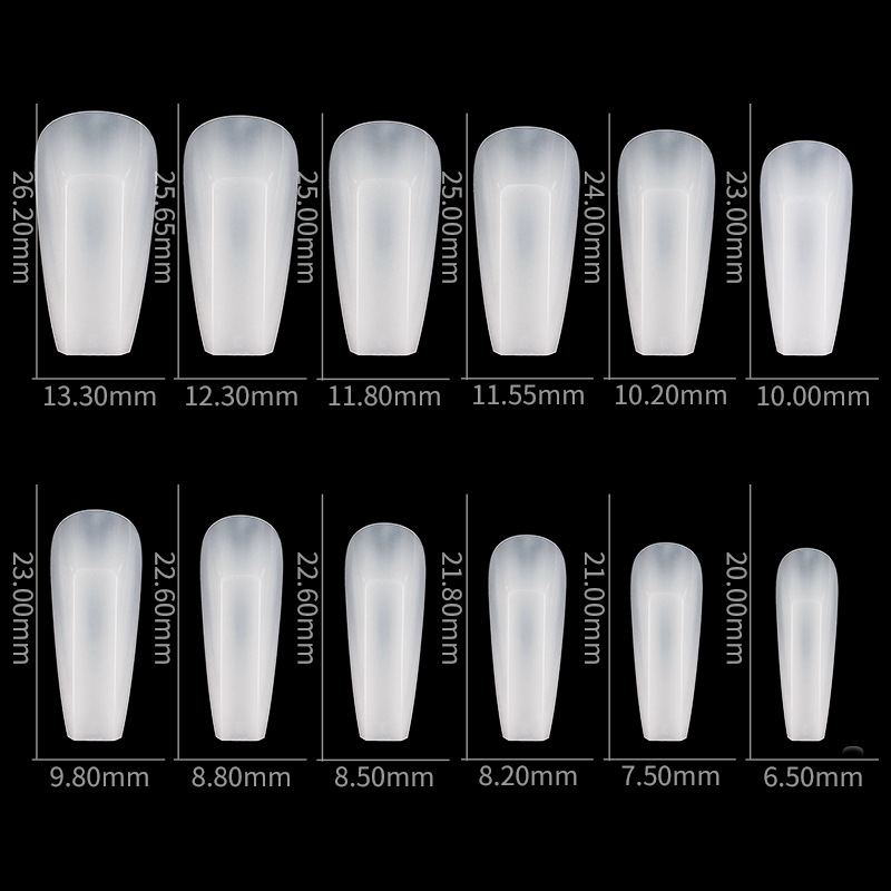 2022 New Geometry Art Nail Artifical Tips 504pcs/bag