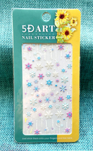 5D Embossed Snowflake Nail Sticker