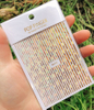 WG430-439 Colorful Line Adhesive Nail Sticker
