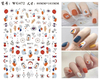 WG467-482 Graffiti Adhesive Nail Sticker