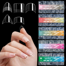 Ultra Short Half Cover 600 pcs False Nail Tip
