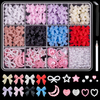 Amazon Hot Sales Popular Nail Decoration Pearl Bowknot Butterfly Nail Decoration
