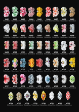 Nail accessory 3D sculptured Resin Flowers Nail Decoration