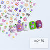 Summer Cartoon Colorful Adhesive Nail Stickers