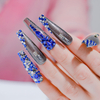 Round Different Shape Irregular Flat bottom Glass Strass Nail Red Rhinestone