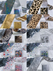 Leopard Pattern Snake Pattern Lace Flower Mirror Effect Nail Transfer Foil Sticker