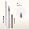 Ultra Thin Nail Liner Brush Metal Handle 