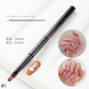 Black Metal Nail Painting Pen Nail 9mm/11mm Liner Brush