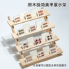 4/5 Layers Wood Earrings Nail Tip Display Stand Shelf Practice Makeup Art Detachable Simple Fram Nail Display