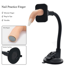 Flexible Silicone Nail Practice Training Finger