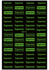 D017 Supreme 6 colors available Brand Logo 3D Nail Art Sticker