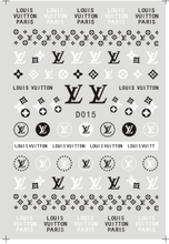 D015 Brand Logo 3D Nail art sticker