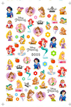 D005 Disney Princess 3D Nail art sticker