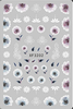 XF3202 3D Nail Art Sticker
