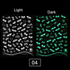 CY001-009 Glow In Dark Halloween Party 3D Nail Sticker