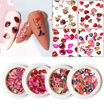 The Valentine's Day Wood Pulp Slice 6pcs/set OR Individually Packing Available