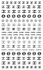 Chanel Brand Logo 3D Nail Art Sticker 5 colors Option