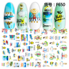 F650 Hello Summer 3D Nail Sticker 