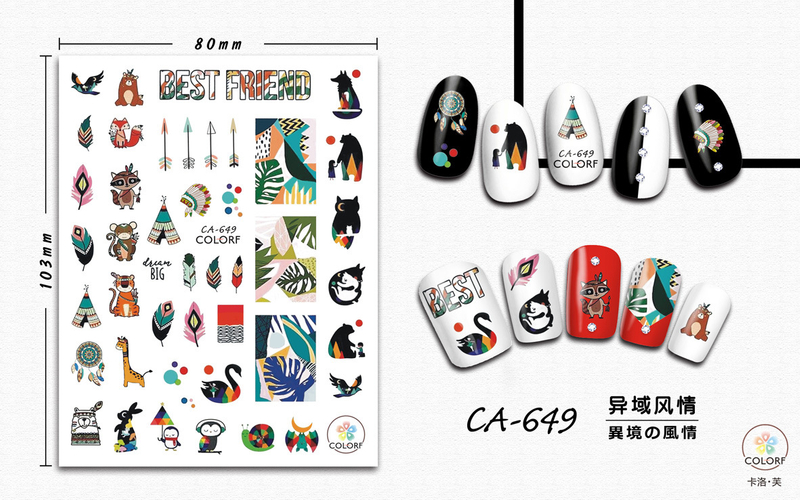 CA649 Self-adhesive Nail Art Sticker