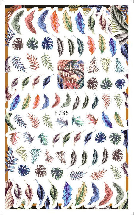 F735 Self-adhesive Nail Sticker 2021 New