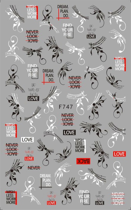 F747 Self-adhesive Nail Sticker 2021 New
