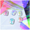 Colorful Glass Paper Nail Art Stickers