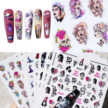  2021 New Halloween nail sticker CA725-732