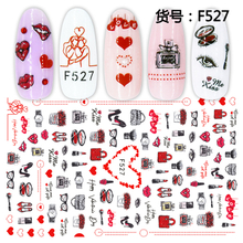 F527 3D Self Adhesive Nail Art Sticker