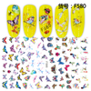 F580 Butterfly 3D Self Adhesive Nail Art Sticker
