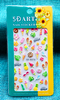 5D Embossed Summer Nail Sticker
