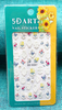 5D Embossed Retro Style Nail Sticker