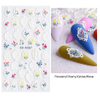 5D Embossed Retro Style Nail Sticker