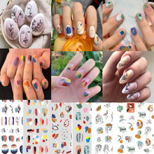 WG252-264 Ultha-thin Graffiti Adhesive Nail 3D Sticker