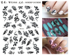 WG462-467 Snake Design Adhesive Nail Sticker