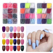 Glossy Matt Wearing Full Ballet Mixed Nail Tip False Nails