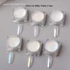 Aurora Moonlight Fairy Nail White Chrome powder