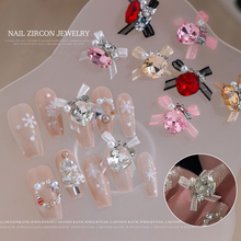 Popular Nail Butterfly Decoration with Rhinestone Ziron Jewelry