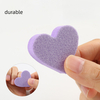 20 pcs/bag Double Side Heart-shaped Nail Sponge File