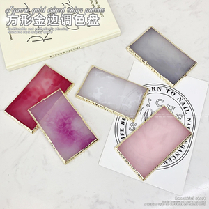 Resin Agate Stone Nail Pallet